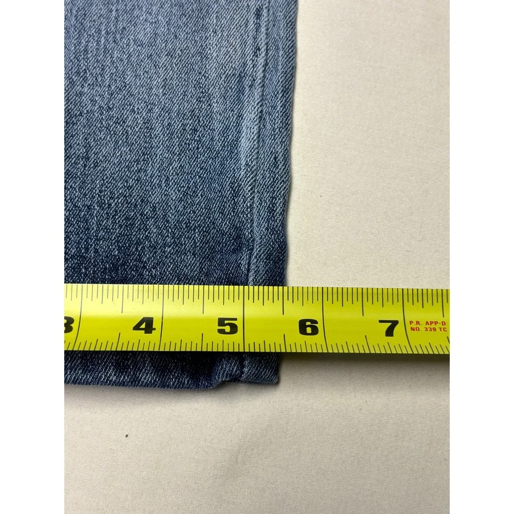Southpole Mens Skinny Moto Biker Jeans‎ Blue Distressed Ribbed Denim 29x30